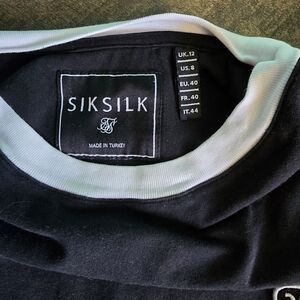 SikSilk Black Short Sleeve Women's Tee